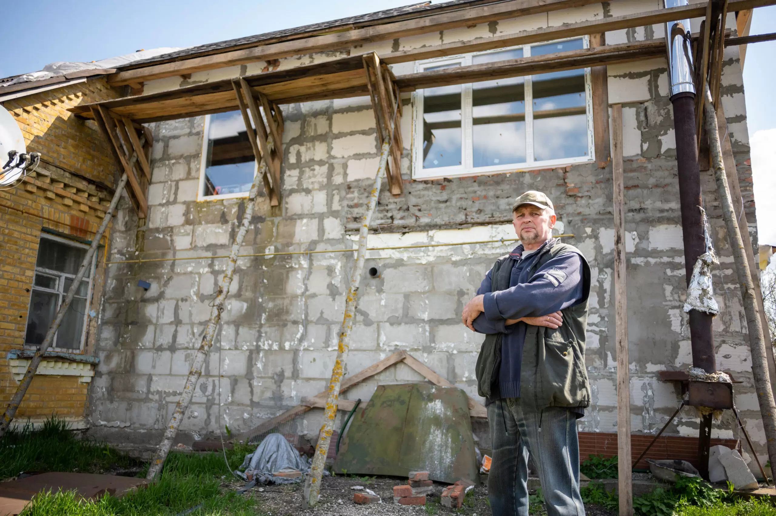 war damaged windows replacement in Makariv